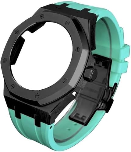 Bracelet de montre anti irritation en fluorine et métal rigide 4th Gen