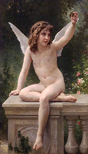 Peinture à l'huile sur toile de maître œuvre murale célèbre Cupidon