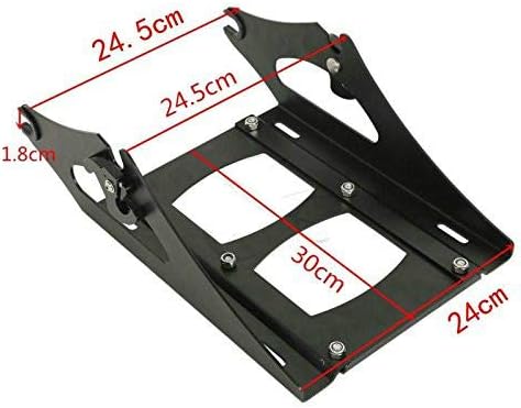 Miniatura 2 de TCT-MOTORPARTS Portaequipajes 2 UP Tour Pack Rack de montaje desmontable para Harley Road King FLHR 2014-2022 Street Road Glide 2014-2023 Electra