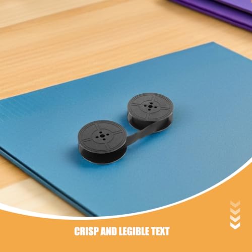 Cinta de tinta de nailon negro Tofficu para máquina de escribir antigua con carrete compatible GR9 3