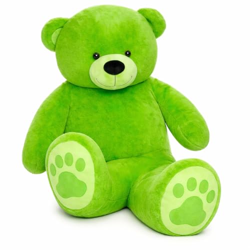 Image of 6 Feet Green Giant Teddy Bear Soft, Plush, and Cuddly Stuffed Animal for Kids, Birthdays, Anniversaries, Valentine's Day, and Special Occasions Large Huggable (Green /72 inch)