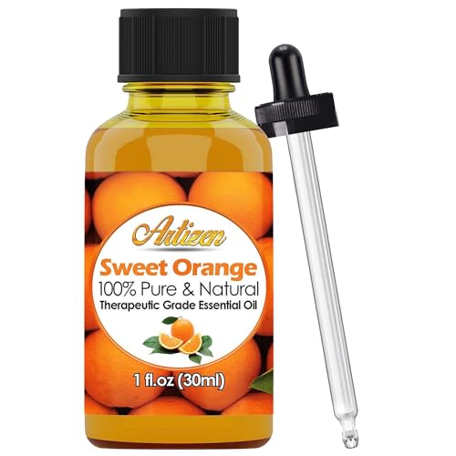Artizen Sweet Orange Essential Oil (100% Pure & Natural - Undiluted) Therapeutic Grade - Huge 1oz Bottle - Perfect for Aromatherapy