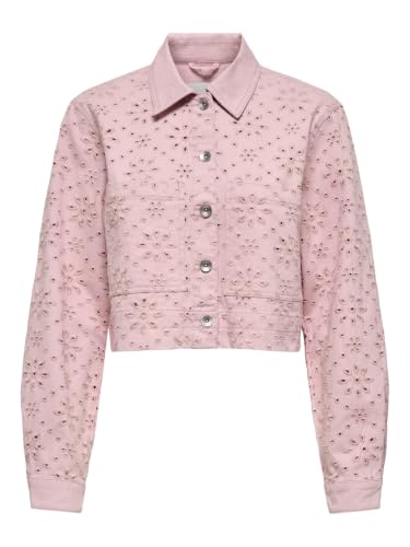 Chaqueta corta crochet ONLY Onlelsa Otw de punto calado ligero