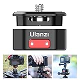 Quick Release Ball Head Mount, PICTRON Claw Camera Tripod Quick Release Base with Plate for...