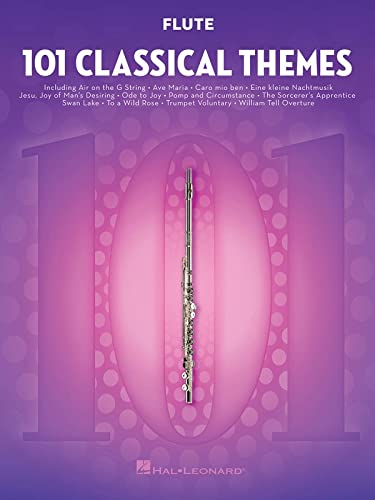 Preisvergleich Produktbild 101 Classical Themes -For Flute- (Book): Noten, Sammelband für Flöte