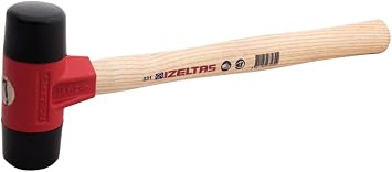 Izelta  5850250030 Plastic Hammer, Red/Black, 30 cm