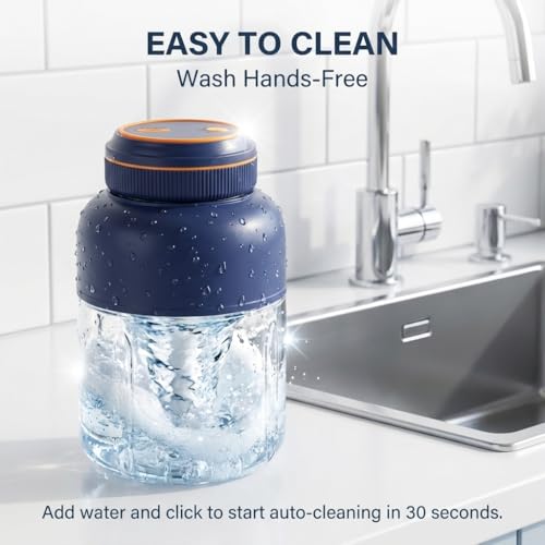 Vaso exprimidor portátil de gran capacidad para batidos de proteínas en viajes 4