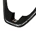 ruihe Carbon Fiber Color Steering Wheel Cover Trim Fit for Ford Fiesta 2012 2013 2014 2015 2016 2017 2018