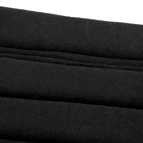 BTSKY Etagenbettleiter-Pads mit 10 verstellbaren Klettverschlüssen – schwarze rutschfeste Schaumstoffpolsterung für Trittleiter, Kletterleiter, Bettleiter, Teleskopleiter, 5 Stück