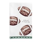 Mud Pie Football Tailgate Giddy Up Flour Sack Towel