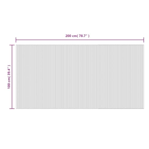 Tapis en bambou durable et résistant de qualité supérieure - 3