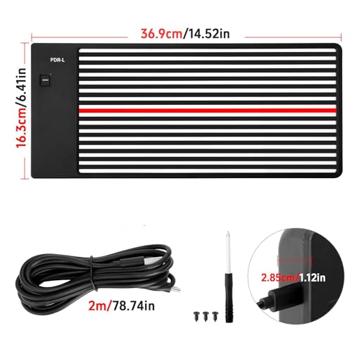 Image of Dent Puller PDR Light Wireless LED Dent Line Board Reflector, USB Rechargeable & Battery Powered, PDR Tools for Car Dent Repair and Paintless Dent Removal (Battery not Included)