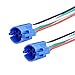 Yakamoz 2 PCS 16mm Wire Connector Wiring Pigtail Socket Plug Adapter for 16mm 5/8" Push Button Switch