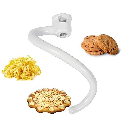 Spiral Dough Hook Replacement For Kitchenaid 5Plus & 6Qt Bowl-Lift Stand Mixers, Rustproof & Easy Clean, Efficient Kneading For Bread, Pizza, Pasta, Cookies By Nevku #TOP1