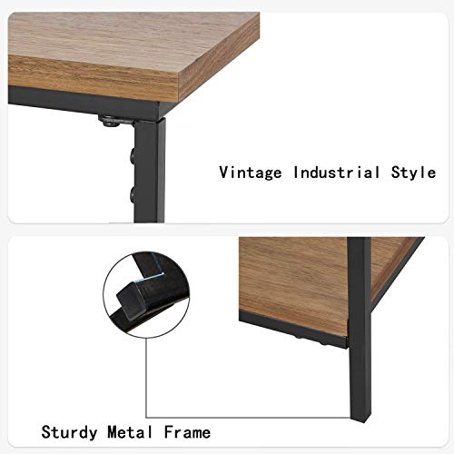 Image of JGS Iron Frame Wooden Console Table for Entryway, Multipurpose Convenience Concepts Console Table for Home, Console Table for Living Room, Hallway and Office