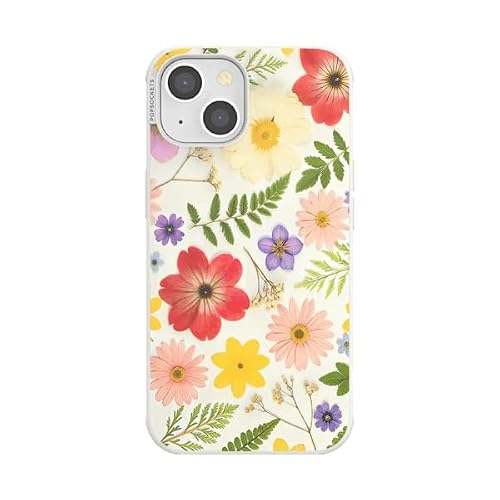 PopSockets iPhone 14 Phone Case with MagSafe- Wild Blooms