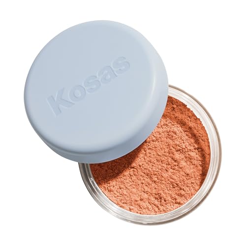 Kosas Cloud Set Loose Powder  Translucent Setting + Blurring Talc-Free Face Powder in Translucent - Peachy (Ultra Sheer Peach)