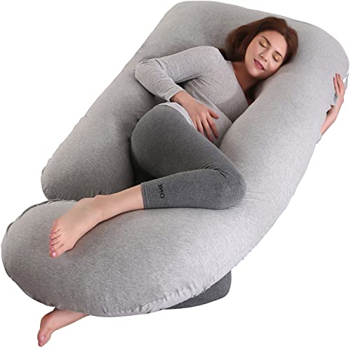 BATTOP Pregnancy Pillow for Sleeping Full Body Maternity Pillow for Pregnancy with Washable Cover,Support for Back, HIPS, Legs, Belly for Pregnant Women