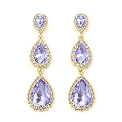 Light Purple Gold-Tone