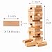 allonu 54Pcs Lust Tower – A Bold, Flirty Twist on The Lust Tower for Daring Adults, Valentine Tumbling Tower Stacking Blocks, Date Night Party Game