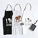 Produktbild MEICHENG-DZ Erfrischendes Einstellbare Druck-Muster Schürze Chef Kellner Küche Koch Schürze mit Taschen Polyester-Wasser-Beweis-Küche-Werkzeuge for einen Mann eine Frau einfach (Color : Stripe)