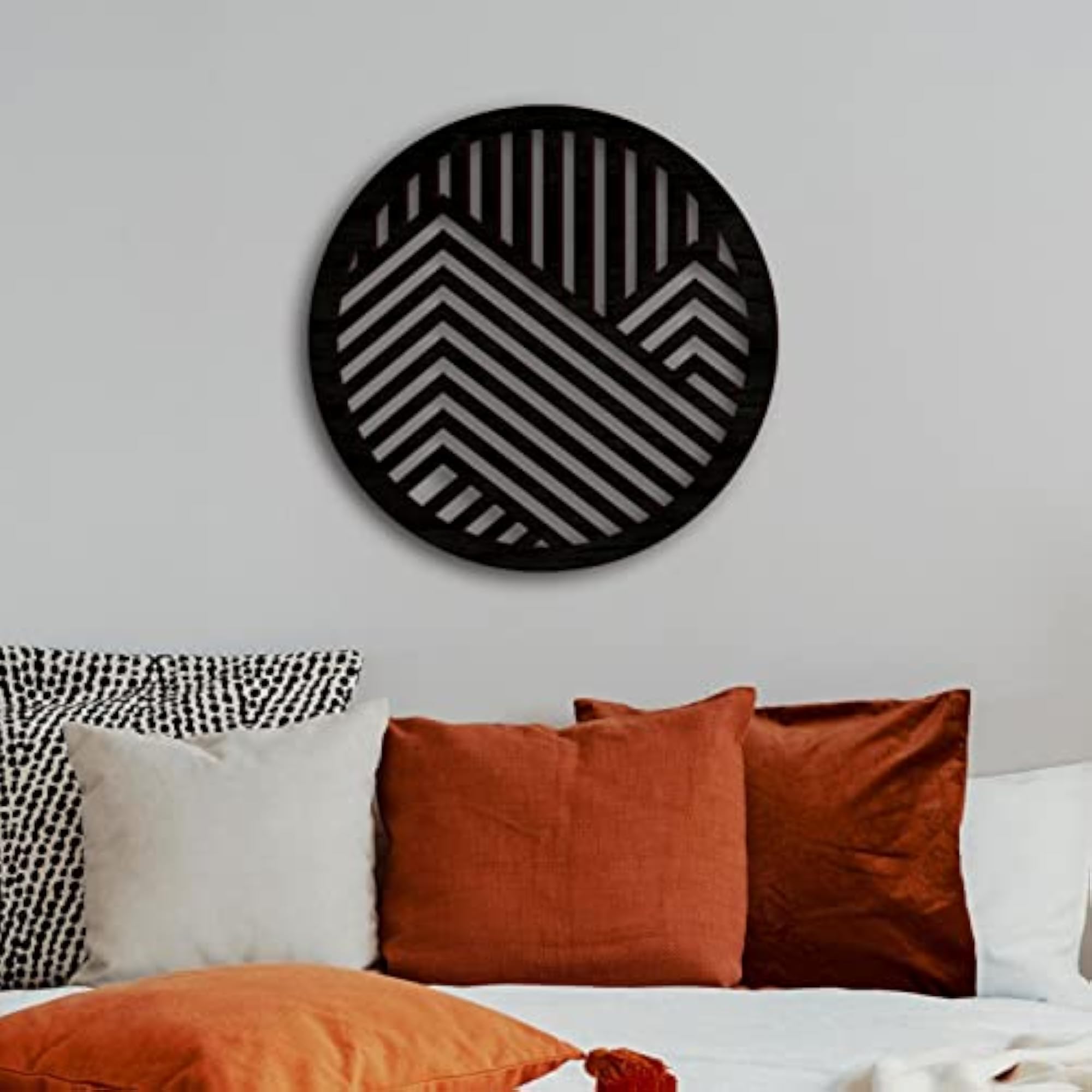 Wood Wall Art Decor Cabinet Landscape Gallery Hanging Sculpture