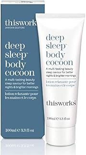 This Works Deep Sleep Body Cocoon: A Nourishing Body Moisturiser With Skin-Soothing Shea Butter, Infused With Relaxing Lavender and Calming Chamomile Essential Oils for a Restful Nights Sleep, 100ml