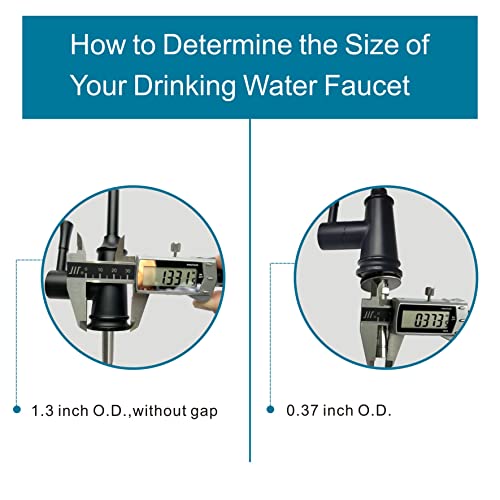 Kitchen Water Filter Faucet, Welsan Lead-Free Stainless Steel Drinking Water Faucet For Non Air Gap Reverse Osmosis Dispenser Beverage Faucet, Matte Black Ro Water Purifier Faucet For Kitchen Sink Bar #TOP3