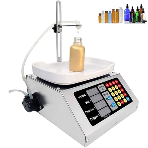 Machine de remplissage par pesée avec pompe péristaltique précise
