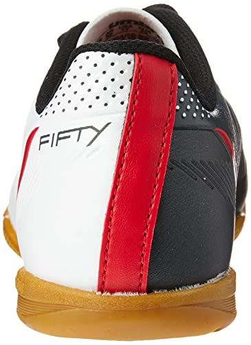 Tênis Umbro Fifty Iv Jr, Criança-Unissex, Branco/Preto/Vermelho, 32