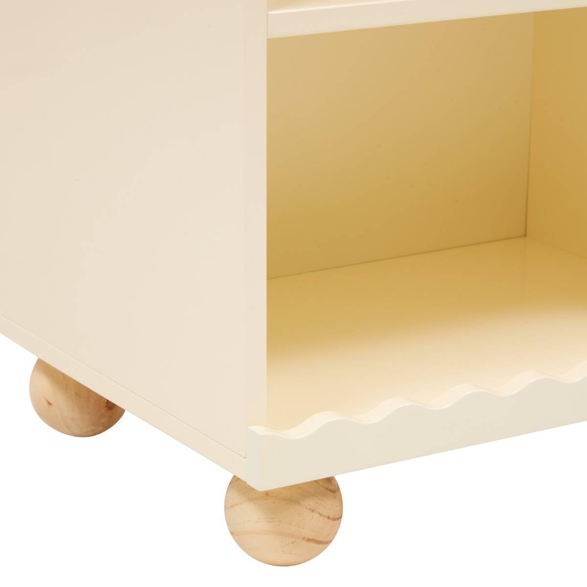 Atmosphera - Mesilla de Noche Infantil bouli 2 Niveles Beige 40x30x50,5 cm