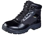 Skechers Men's Wascana Benen Boots, Black Leather W Textile, 9.5 UK