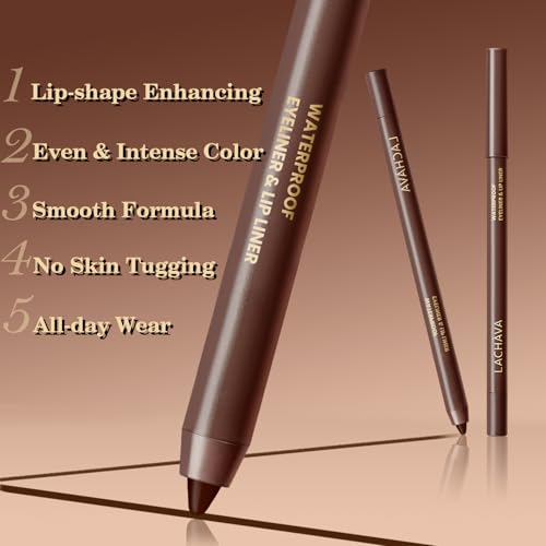 Image of Grey Black Matte Gel Eyeliner Pencil, Waterproof Smudge-proof Long Lasting Plum Eye Liner, High-Pigmented Smooth Creamy Formula for Mature Women, Eyes Makeup Pen with Sharpener