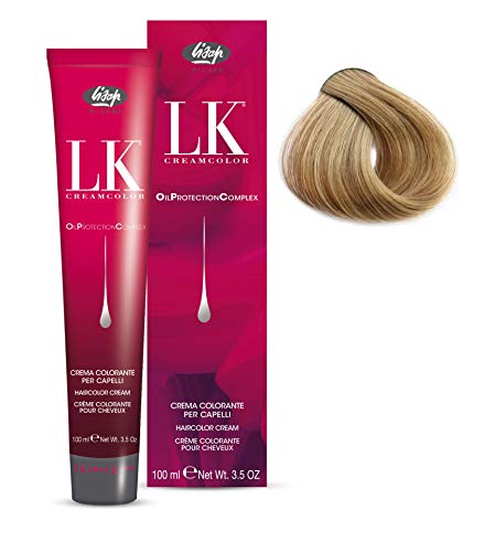 Lisap Lk Oil Protection Complex Hair Color Cream, 100 Ml./3.38 Fl.oz. (8/0 - Light Blonde) #TOP6