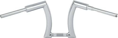 Miniatura 3 de TCT-MOTORPARTS Manillar Ape Hanger de 14 pulgadas de altura de 2 pulgadas apto para Harley Dyna Softail Wide Glide Street Bob FXDB 2006-2017 Touring