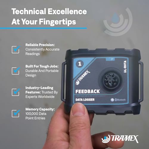 Image of Tramex Ambient Feedback Datalogger DL RHTA | Measure & Log Wireless Temperature & Ambient Relative Humidity Data
