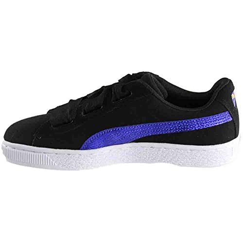 Image of PUMA Kids Girls Suede Heart Lace Up Sneakers Shoes Casual