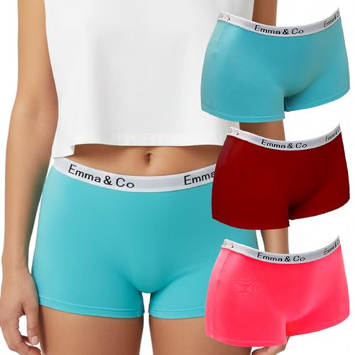 Short de sous-vêtements coton extensible culotte boxer uni femme