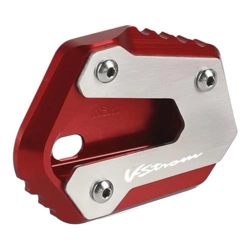 Plaque d'extension béquille latérale V-Strom 650 aluminium CNC - 4