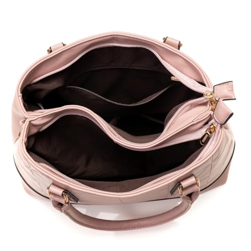 Bolsas Femininas Transversal Grande Tote De Ombro Star Shop (Rosa)