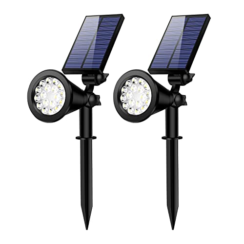 INECOKS 800 Lumens Solar Spot Lights Outdoor,Solar Flood Lights