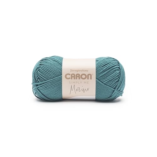 Image of Caron Simply Me Merino Soft Yarn for Crocheting, Turquoise Sea, 3-Pack | #3 Light DK Yarn, 50% Merino Wool & 50% Acrylic, Soft Yarn for Crocheting, Knitting & DIY Crafts, 215yd, 100g /3.5oz per skein