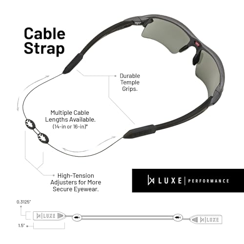 Image of Glasses Strap- Eyewear Retainer, Sunglasses Strap, Eyeglasses Strap, Adjustable Cable Straps, Glasses Holder