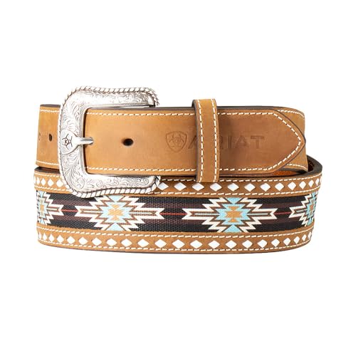 ARIAT Men's Southwest Fabric Diamond Lace Belt2