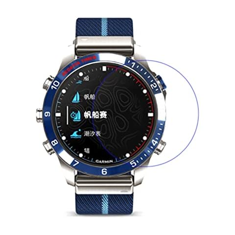 LOKEKE Compatible with Garmin Marq Gen 2 Tempered Glass Screen Protector, Premium Tempered Glass Screen Film Protector Compatible with Garmin Marq Gen 2 Watch, Made From Real Glass Cover