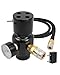 TIKSCIENCE Paintball Co2 Pressure Regulator Fit for Paintball Tanks Mini Sef Super Fast Refresh HPA Regulator and Valve Gauge Adapter Input 1500psi Output 0 to 150psi