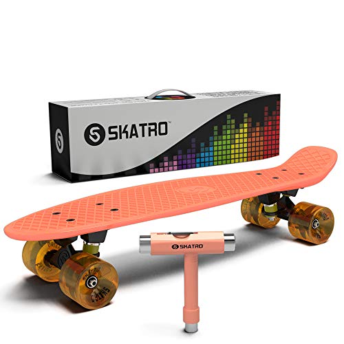Ridge 22" Mini Cruiser Complete Board In Pink With A Choice Of 12 Wheel Colours - Foto 10