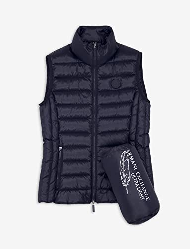 Chaleco plumón Armani Exchange abrigo acolchado sin mangas mujer 3