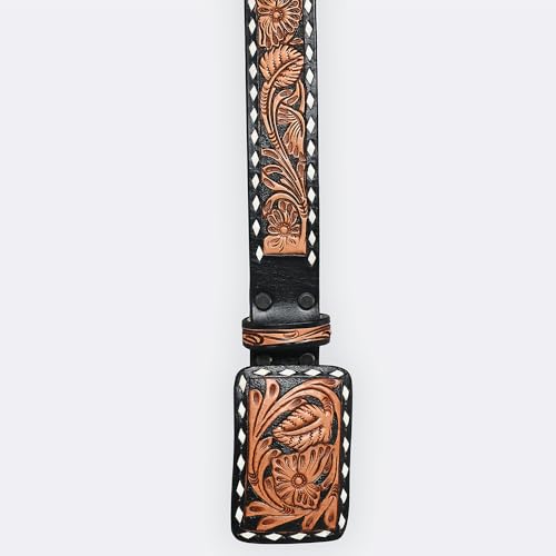 American Darling Belt Beautifully Hand Tooled Leather Unisex | Western Handcrafted3