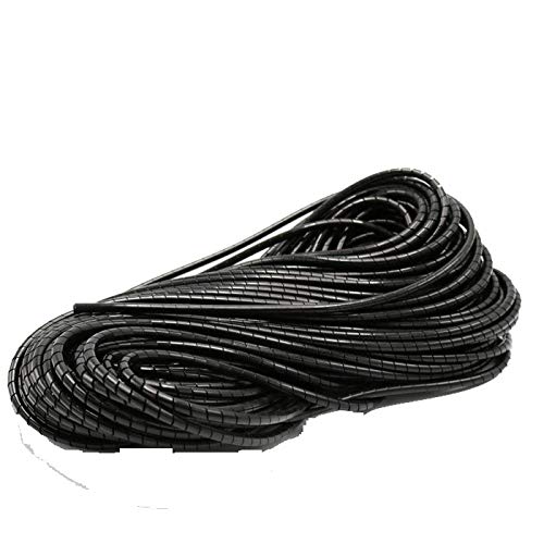KPI 6mm 25 Meters Spiral Sleeve Wrap and wire organizer band for 3D Printer cnc machine computer PC TV or Electric wires bicycles Used for Commercial Areas and automation (Black) (B08R1YV2H2) Amazon Price History, Amazon Price Tracker
